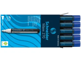 Lakmarker Schneider Maxx 270 1-3 mm blauw - 9