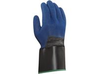 Handschoen HyFlex 11-948, Maat 7 Nitril Blauw Zwart