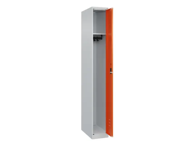 locker,HxBxD 1850x250x500mm,1vak,vak B 250mm,cil.-slot,staand op vloer