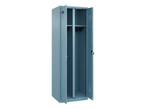 locker voor scheiding van kleding,HxBxD 1850x600x500mm,2vak