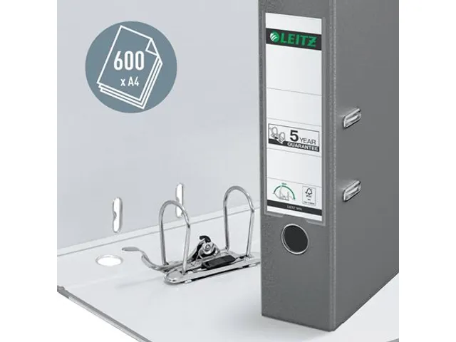 Ordner Leitz 1010 A4 80mm Pp Grijs