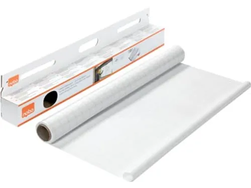 Instant whiteboardfolie 60x80cm wit geruit rol à 25 vellen