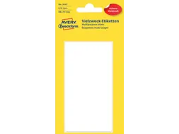 Etiket Avery Zweckform 3047 98x51mm wit 6stuks