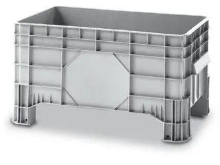 Maxi-Container 220 liter 550x640x1020mm Pe Gesloten Grijs - 1