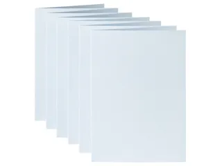 Correspondentiekaart Papicolor dubbel 105x148mm babyblauw pak à 6 st - 2