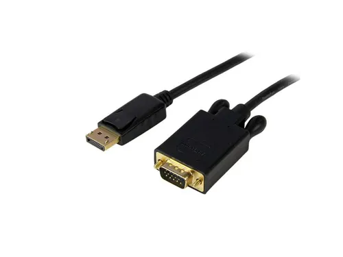 4,5 M Lange Displayport-naar-vga-adapterconverterkabel Zwart