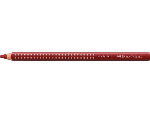 Kleurpotlood Faber-Castell Jumbo GRIP 92 Indisch rood