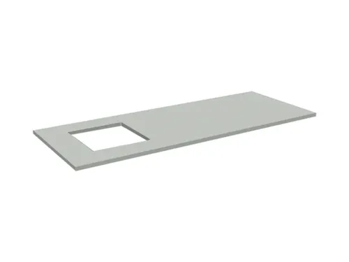 werkblad,BxD 1200x800mm,v. paktafel,blad lichtgrijs