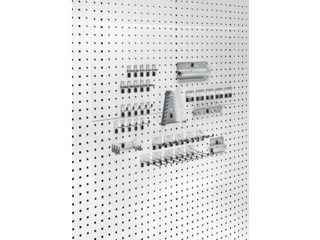 perfoplaat,2xgeperforeerde plaat,blad HxB 991x914mm,plaatstaal,RAL7035