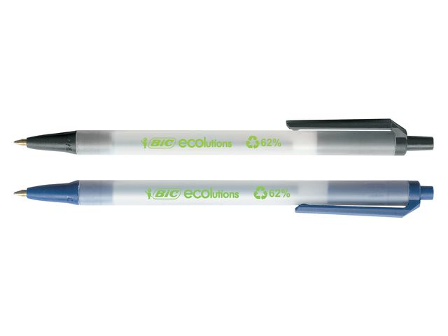 Bic stylo bille ECOlutions Round Stic, bleu sur