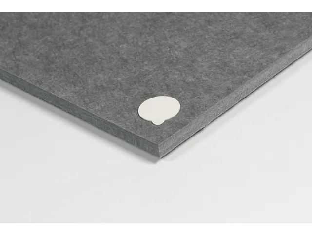 Panneau mural acoustique Feutre PET 30x120cm Gris foncé 4pcs