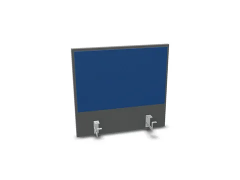 opzetpaneel bureau aanbouw achter MS-donkergrijs BN6016-blauw 600mm