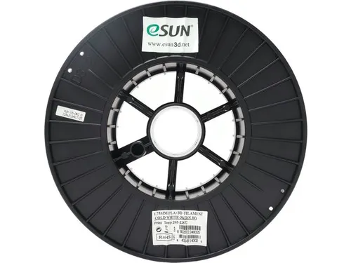 eSUN PLA+ 3D printer Filament 1.75mm Koud Wit 3kg