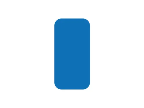 plaksymbool,rechthoek,markering HxB 150x50mm,PVC,blauw