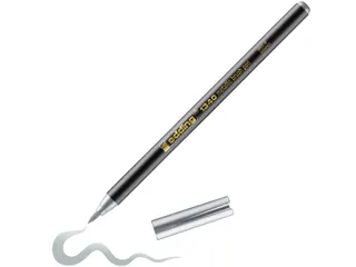 Brushpen edding 1340 metallic zilver - 3