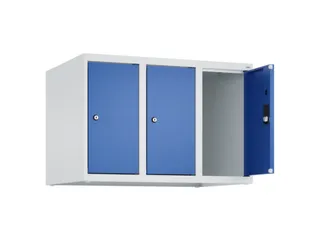 opzetkast,v. locker,3vak.,vak B 250mm,HxBxD 500x750x500mm,vleugeldeur - 2