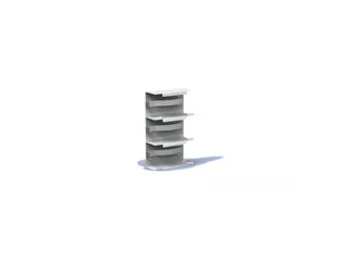 Handschoendispenser Trio Wit, Mqtgdp - 1