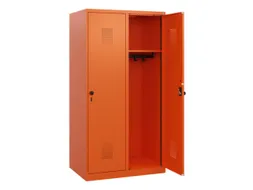 schoollocker,HxBxD 1530x800x500mm,2vak,vak B 400mm,draaigrendel