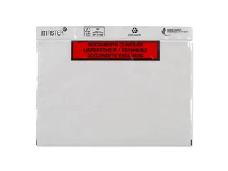 Paklijstenvelop Bedrukt Documents Enclosed 175x140mm Transparant - 1