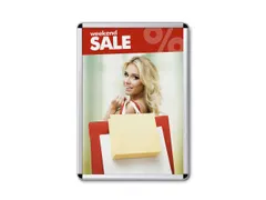 Kliklijst A1 Ronde Hoeken 32mm Zilver