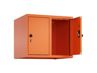 opzetkast,v. locker,2vak.,vak B 300mm,HxBxD 500x600x500mm,draaigrendel - 1