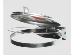 Afvalverzamelaar Wandhouder 400x510mm 120 liter Verzinkt Staalplaat