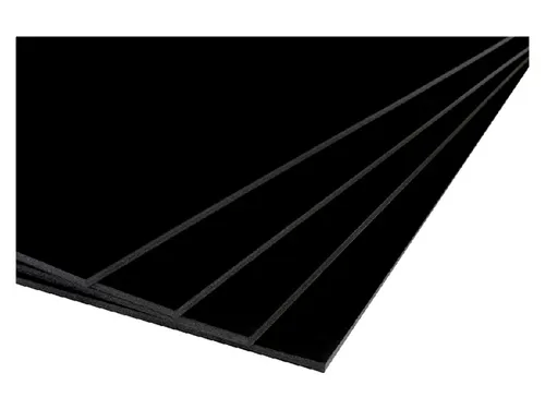 Foamboard Q-connect A4 2-zijdig 5mm Zwart
