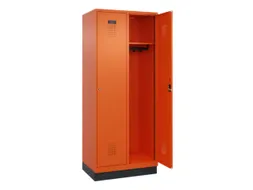 locker,HxBxD 1950x800x500mm,2vak,vak B 400mm,cil.-slot,sokkel