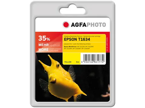 Agfa Photo Epson T1634 WF inkt Geel Rebuilt 700 pagina's