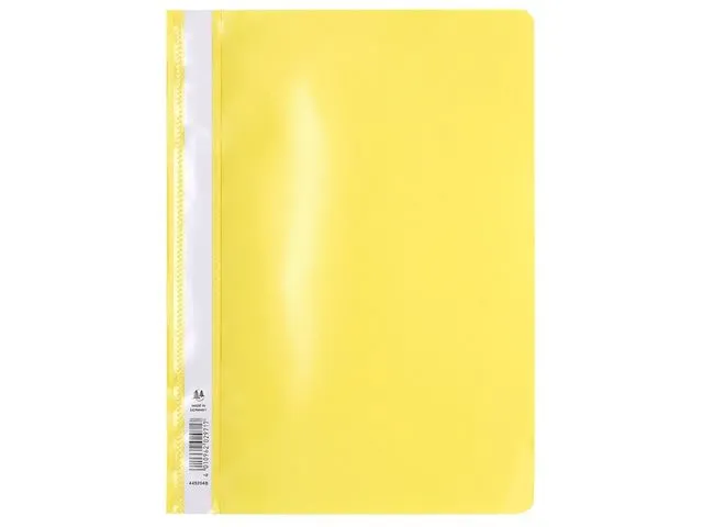Snelhechtmappen stan daard PP A4 geel