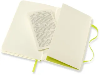Notitieboek Moleskine pocket 90x140mm lijn soft cover lemon green - 5