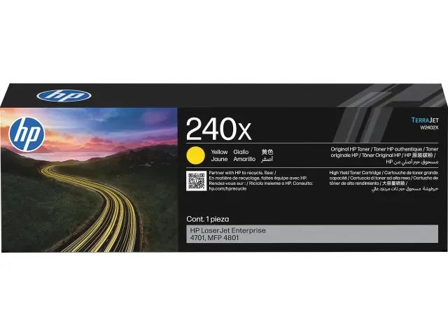 W2402X HP 240X CLJ cartridge yellow HC