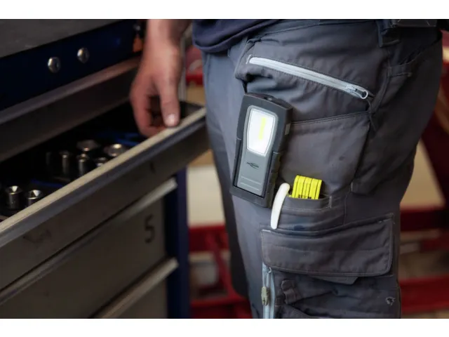 mini-werklamp,behuizing thermoplast HDPE,COB-LED,spot SMD-LED