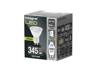 Ledlamp Integral GU10 4000K koel wit 3.6W 400lumen - 3