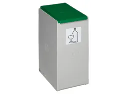 afvalverzamelbox,1x40l,HxBxD 570x250x405mm,romp Polystyreen lichtgrijs