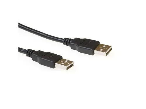Kabel ACT USB 2.0 M-M zwart 2 meter