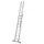 schuifladder,2x9,sporten,balk L 2,7-4,4m,2-dlg.,aluminium