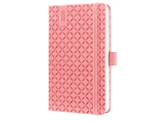 Weekagenda Flair A6 2026 (NL/FR/EN/DU) Rose Pink Hardcover - 2