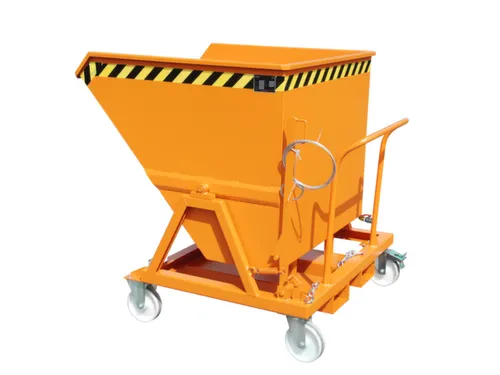 Kiepbak voor spaanders,HxLxB 1275x1345x1200mm,0,7m³,draagverm. 1000kg