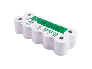 Rekenmachine Papierrol 57x50x12x20 1 laag offset extra wit 60g/m2 Wit - 2