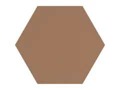 Prikbord Zeshoek Bruin Kleur 2166 Bulletin Paneel Ø 60 cm frameloos