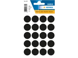 HERMA 1879 Multipurpose etiketten Rond 19mm Zwart 100 stuks