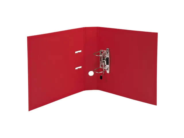 Classeur à levier PVC A4 dos de 70mm. - Bordeaux