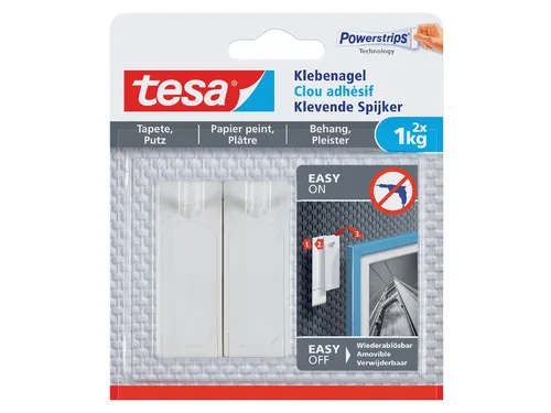 Klevende spijker Tesa behang en pleisterwerk 1kg