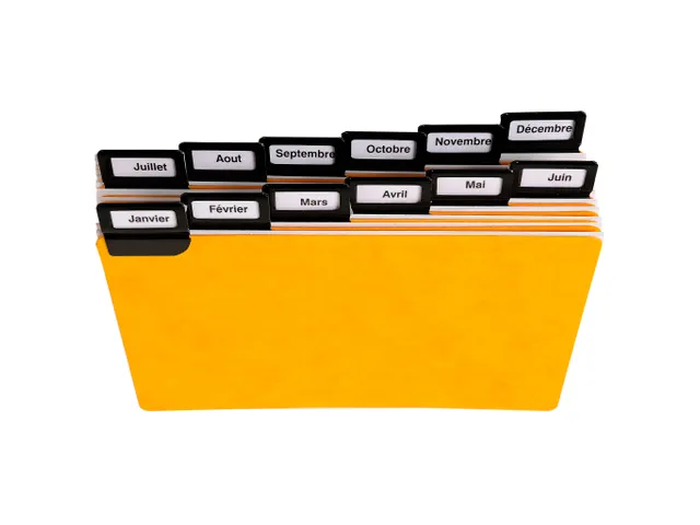 Tabblad a-z Glanskarton 6/10 105x148mm 24 stuks