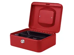 Geldkist Quantore 200x160x90mm rood