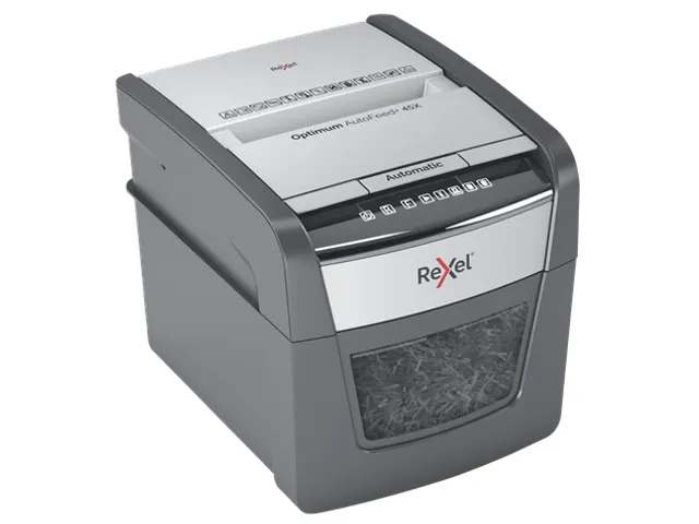 Papiervernietiger Rexel Optimum Auto+ 45X snippers 4x28mm