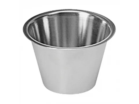 Beslagkom conisch RVS 05ltr