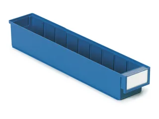 stellingbak,HxBxD 82x92x500mm,PP,blauw - 1
