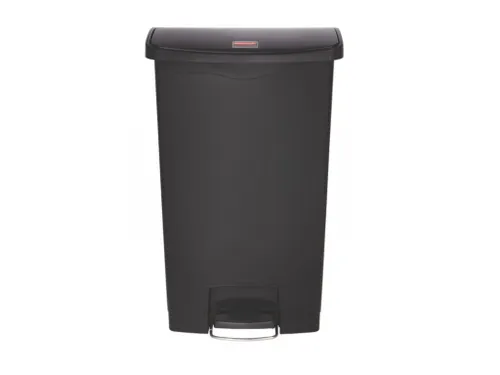 Pedaalemmer Slim Jim Step On Front Kunststof 68 Liter Zwart